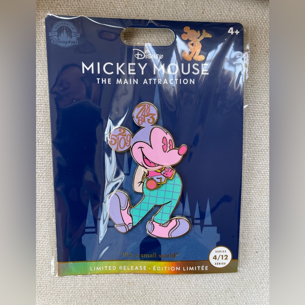 Disney limited edition. Main attraction pin #4 of 12